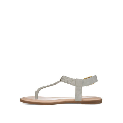 Journee GENEVIVE T-STRAP SANDALS IN VEGAN LEATHER - Grey