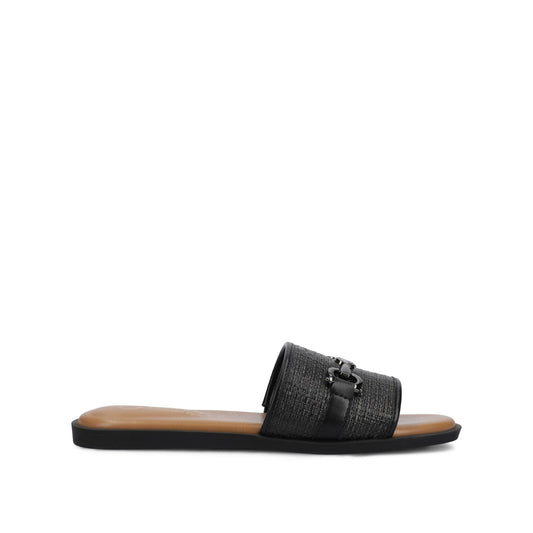 Journee PRIYA SLIP ON SANDALS - Black