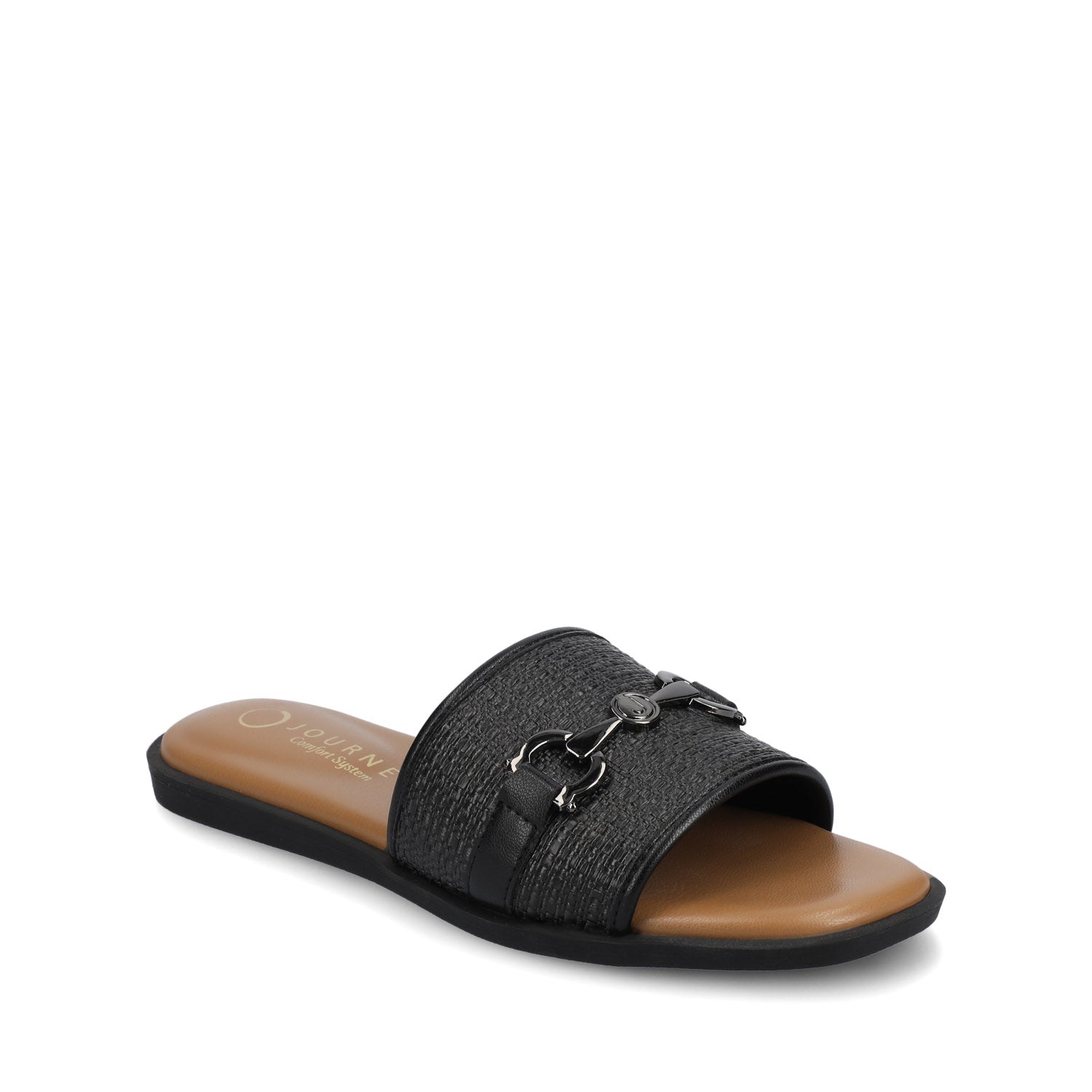 Journee PRIYA SLIP ON SANDALS - Black