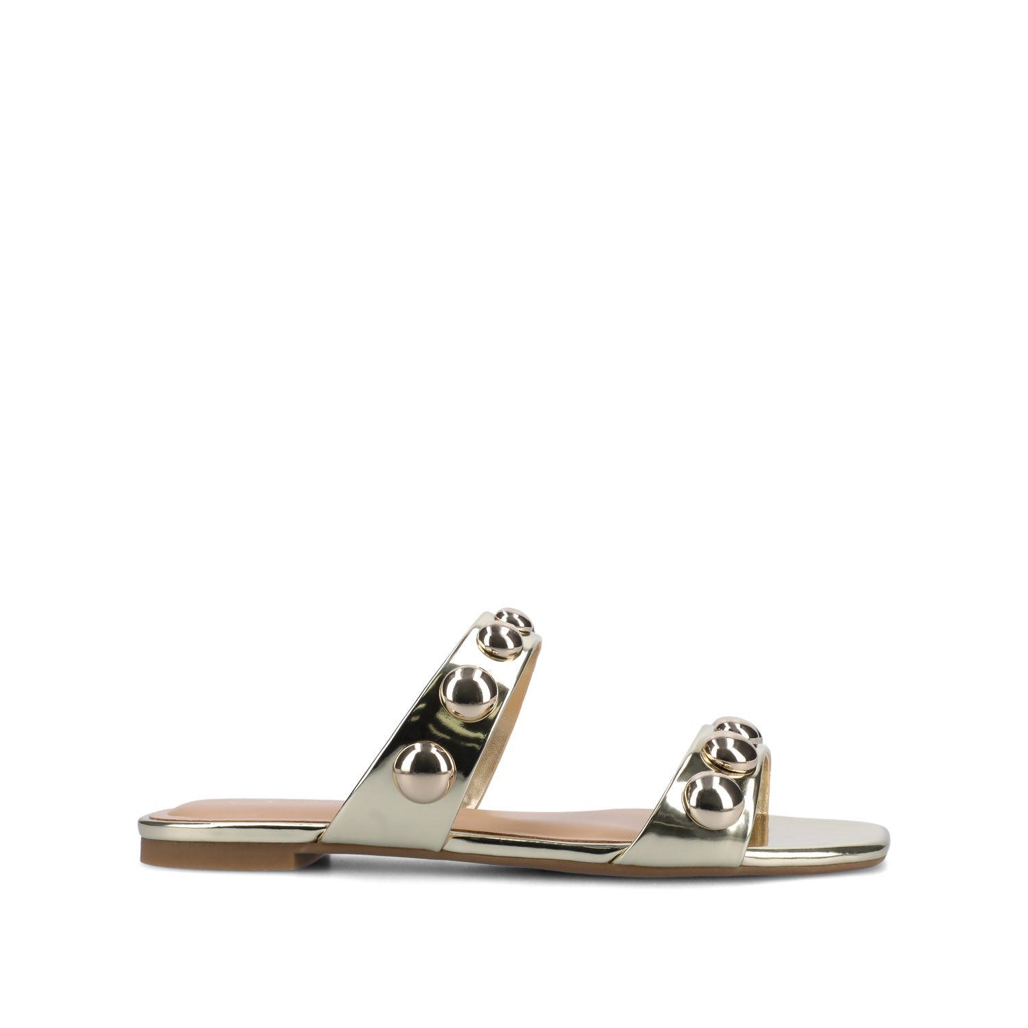Journee FRIDA SLIP ON SANDALS - Gold