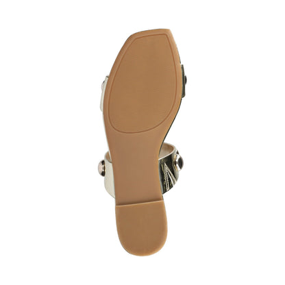 Journee FRIDA SLIP ON SANDALS - Gold