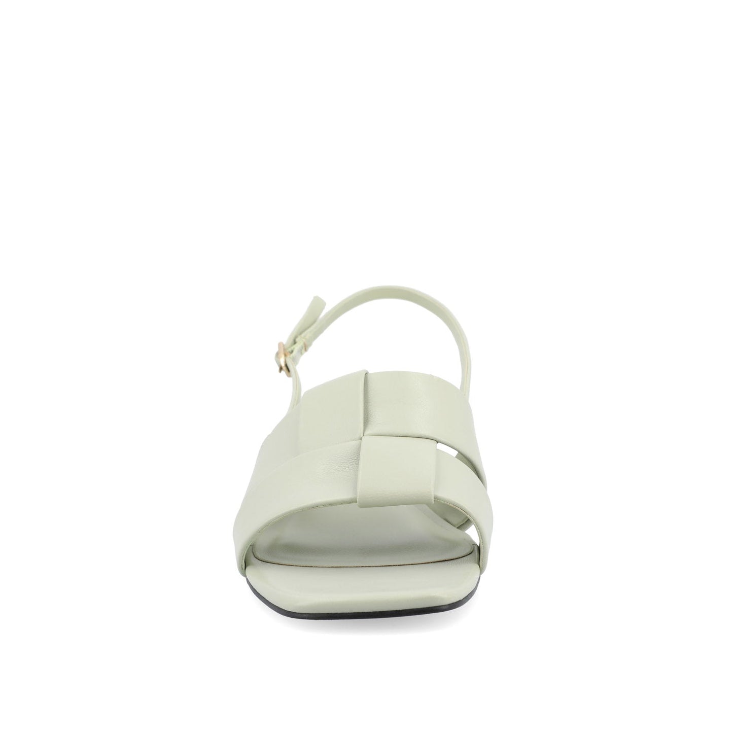 Journee TABATHA LOW BLOCK HEELS IN VEGAN LEATHER - Sage