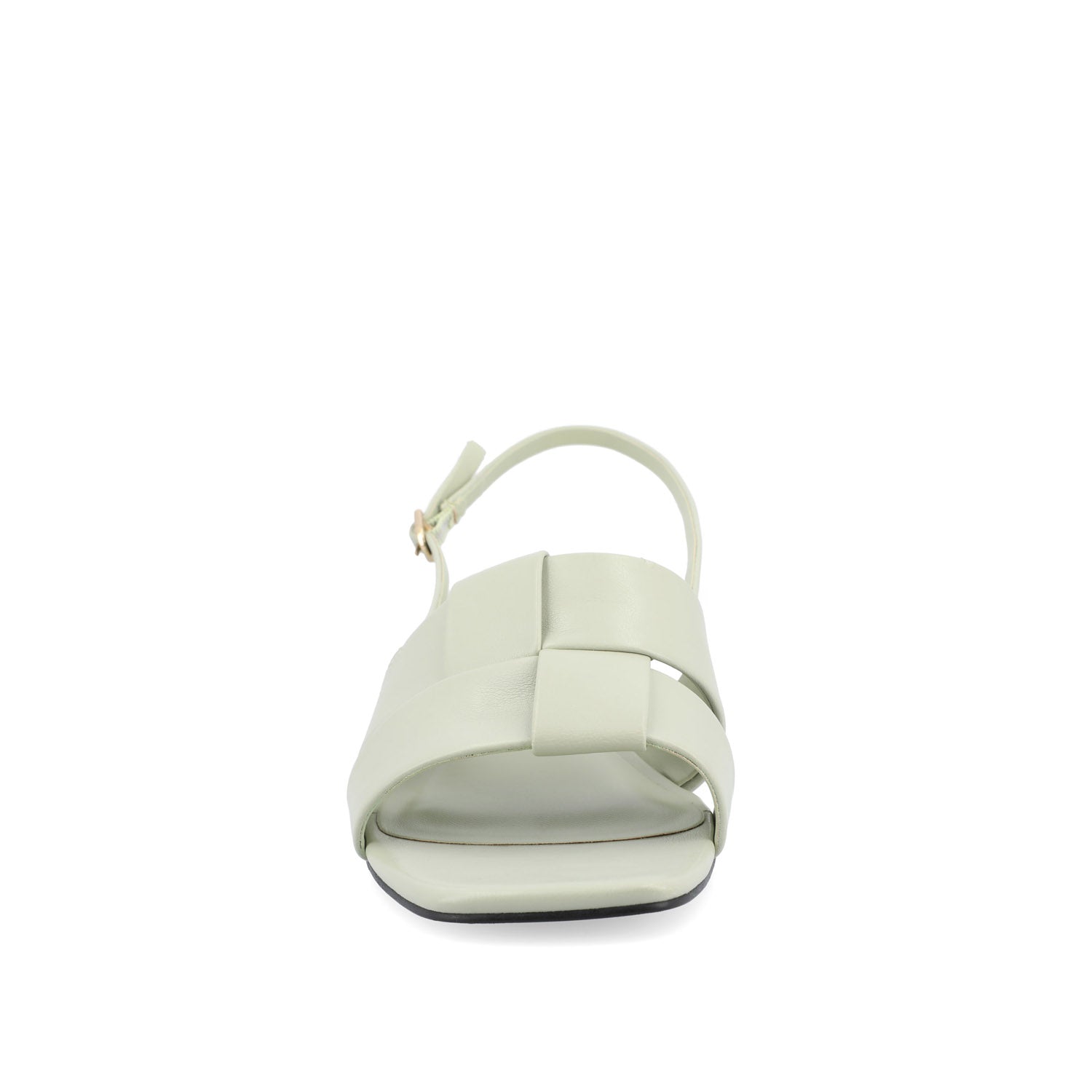 Journee TABATHA LOW BLOCK HEELS IN VEGAN LEATHER - Sage