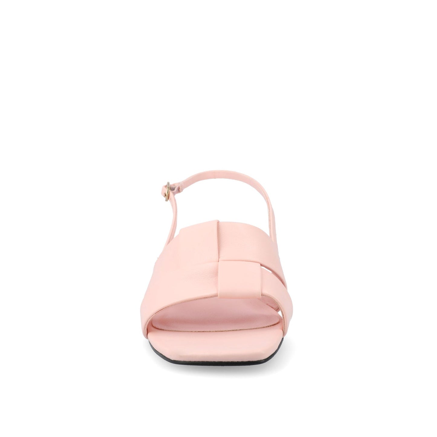 Journee TABATHA LOW BLOCK HEELS IN VEGAN LEATHER - Pink
