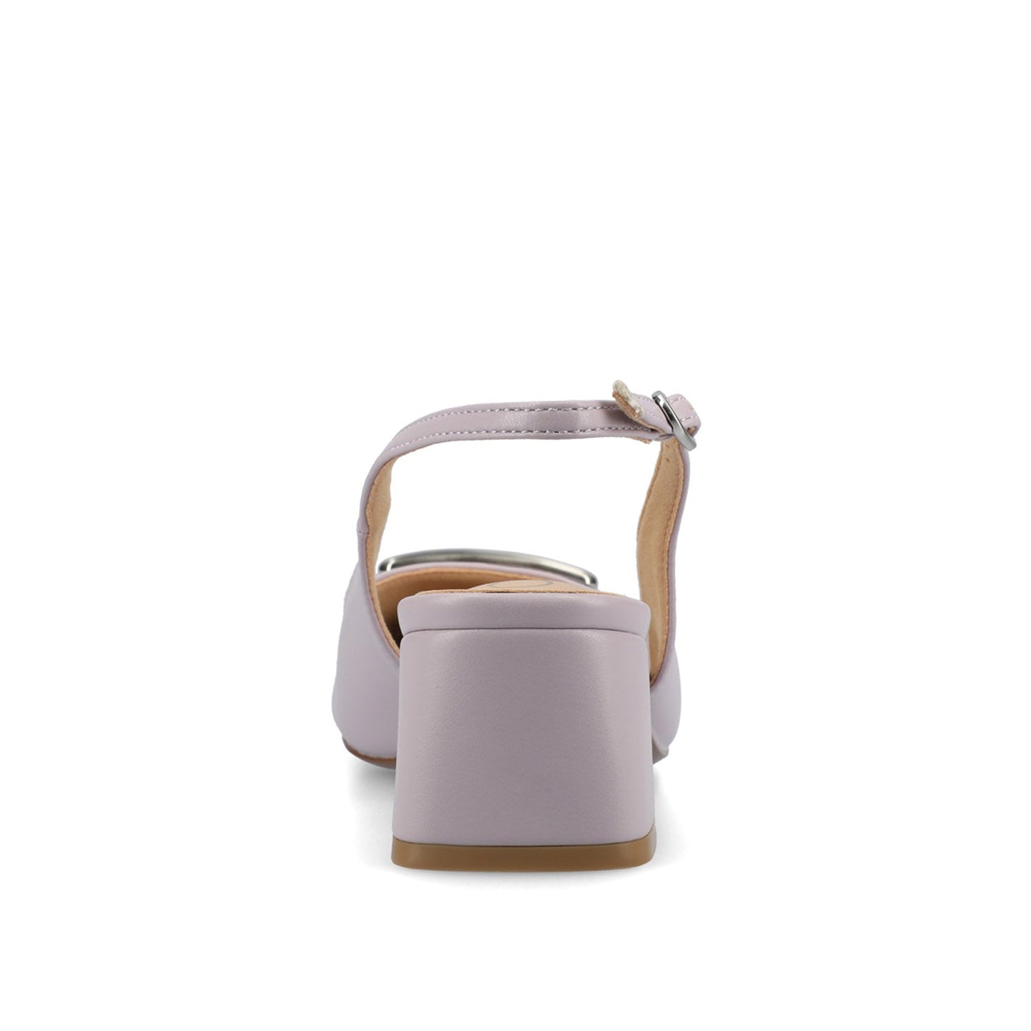 Journee EVERLEE SLINGBACK PUMP HEELS IN VEGAN LEATHER - Lilac