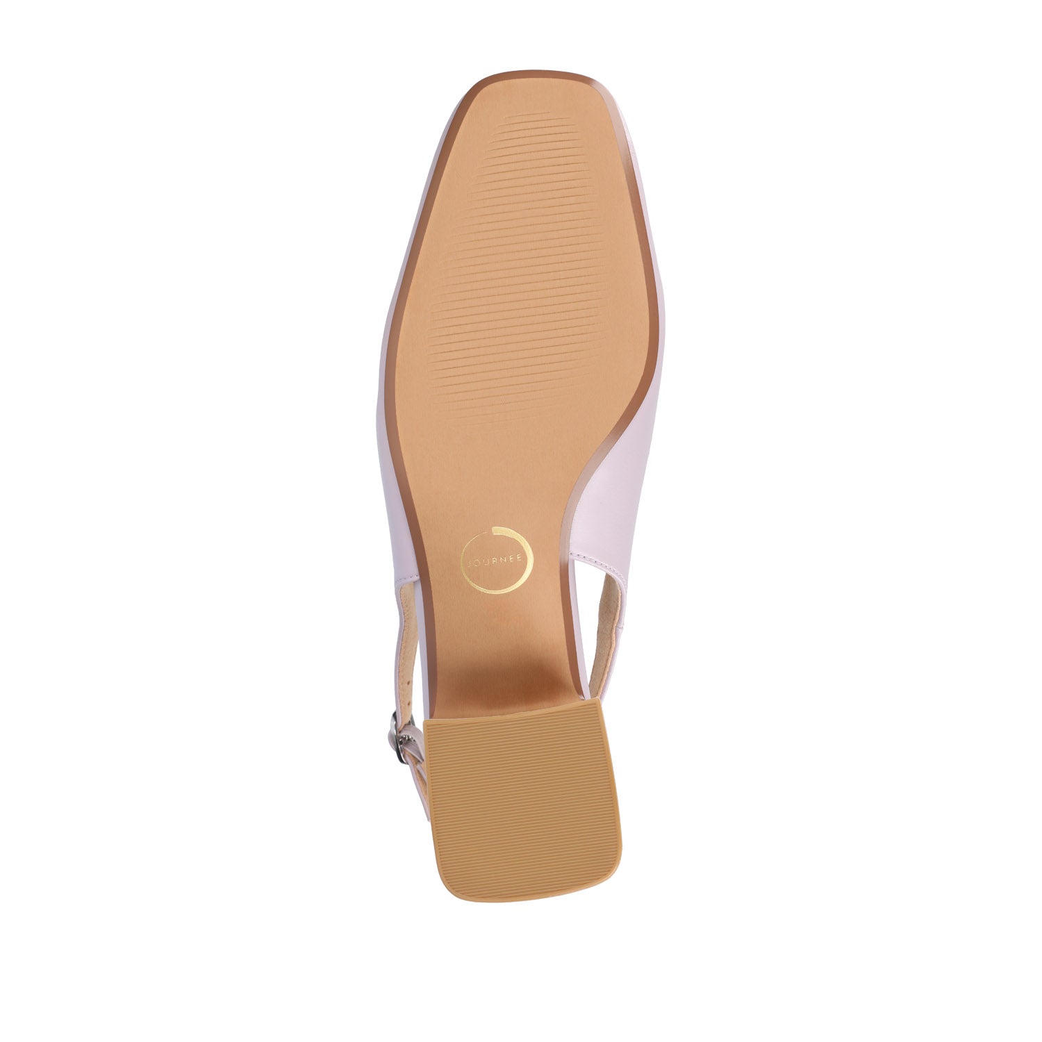Journee EVERLEE SLINGBACK PUMP HEELS IN VEGAN LEATHER - Lilac