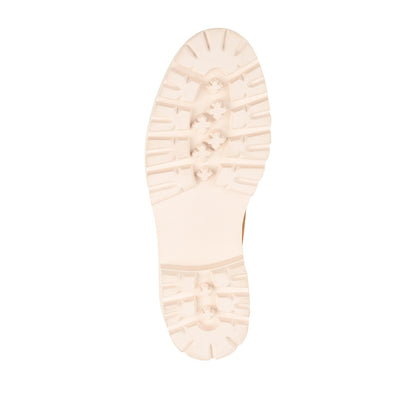 Journee ERIKA LOAFER FLATS IN FAUX SUEDE - Tan Faux Suede