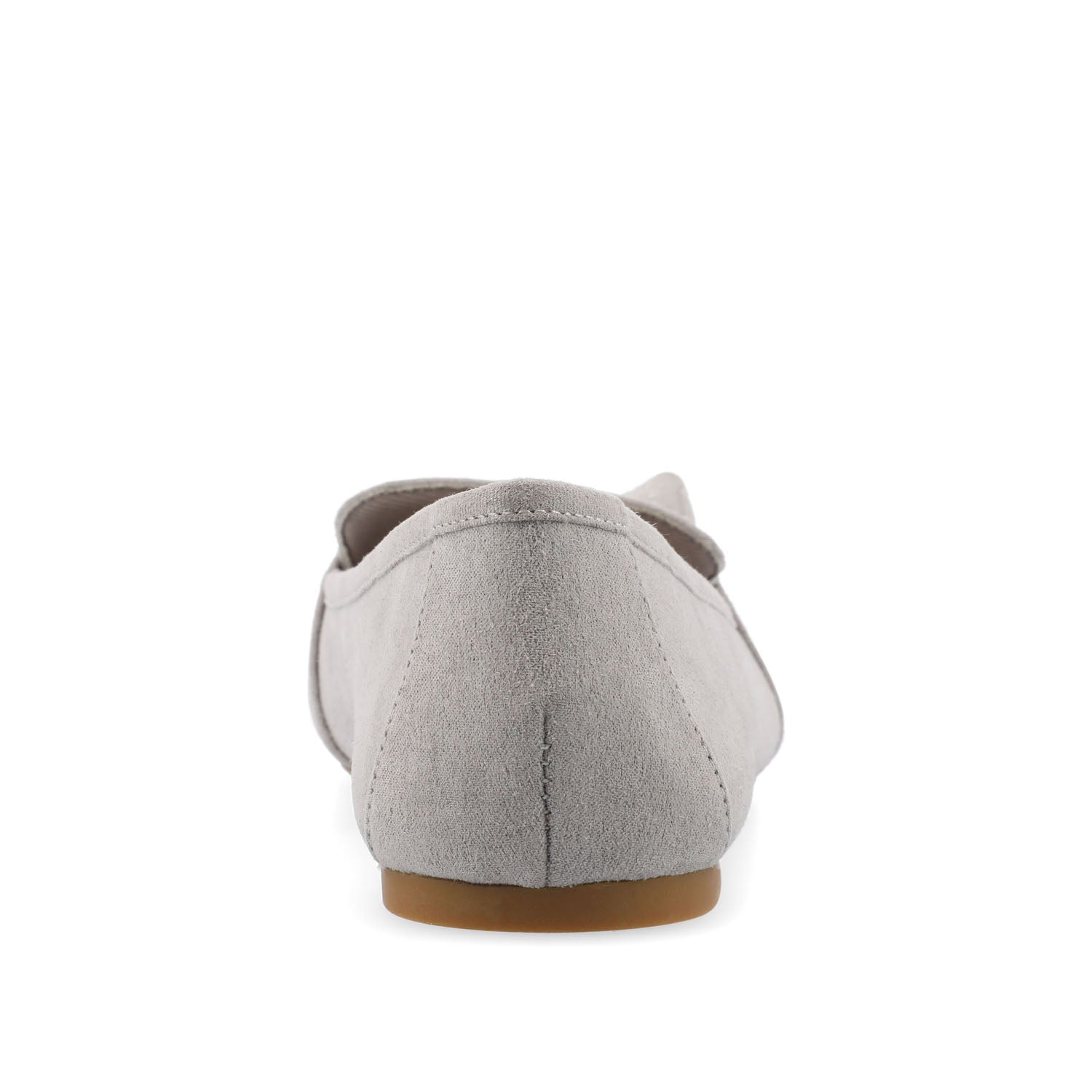 Journee MARCI LOAFER FLATS IN FAUX SUEDE - Grey