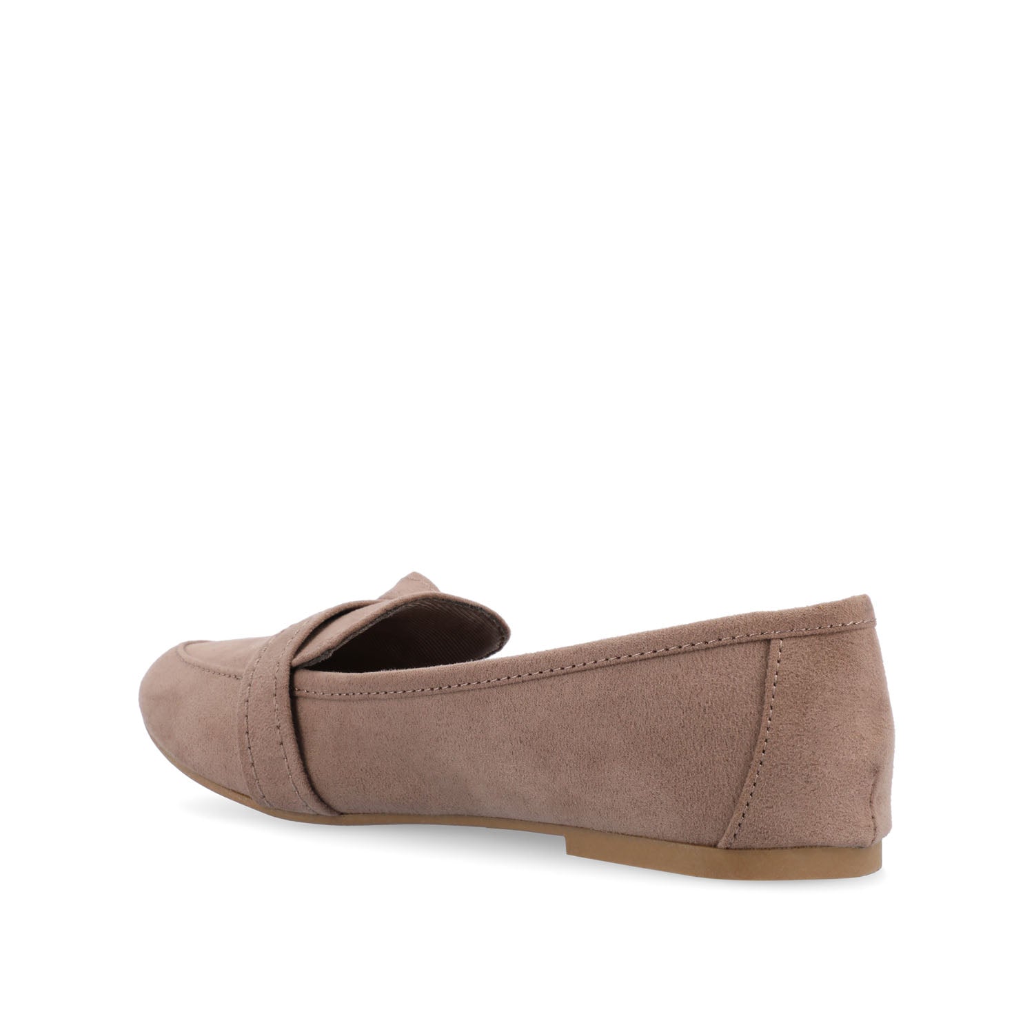 Journee MARCI LOAFER FLATS IN FAUX SUEDE - Taupe