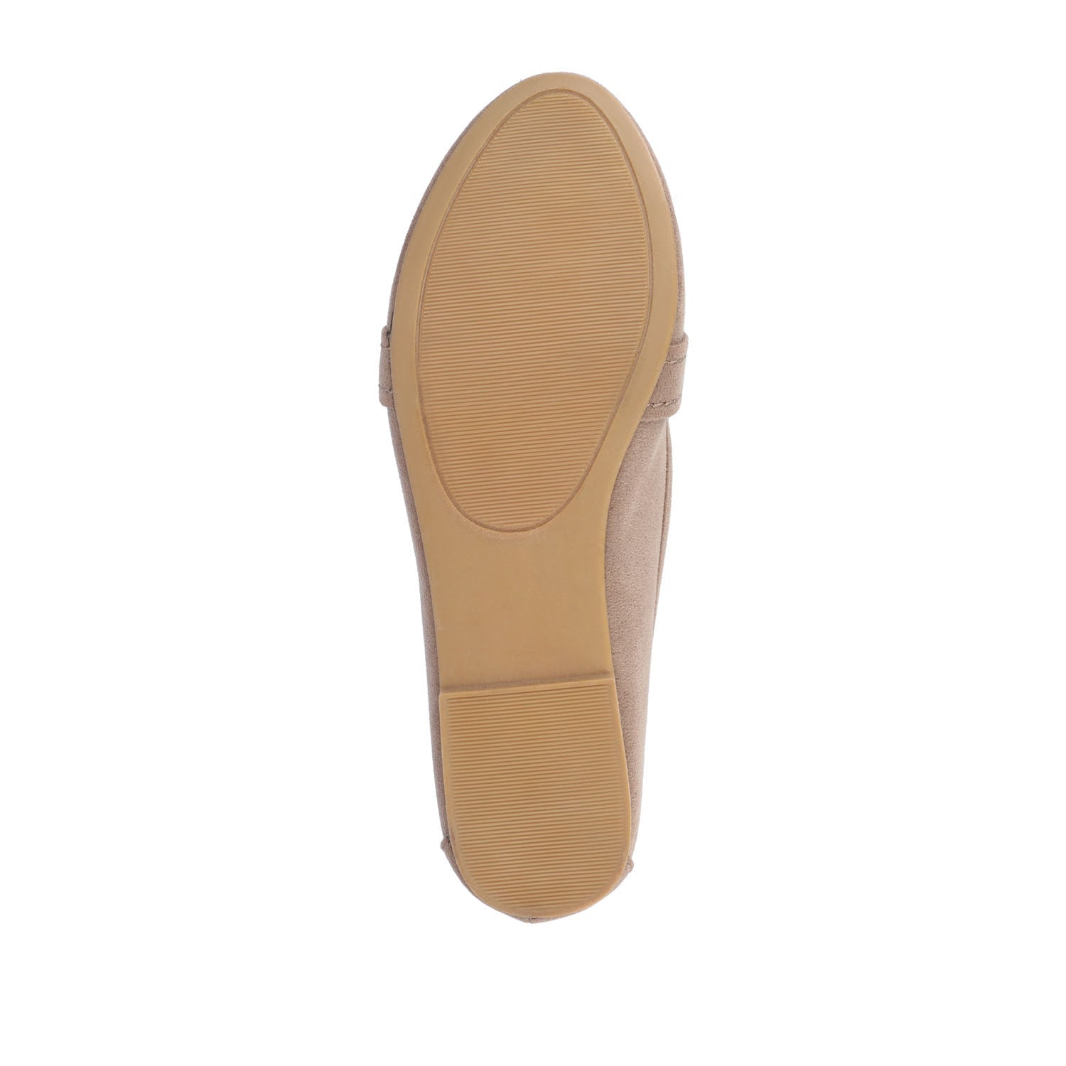 Journee MARCI LOAFER FLATS IN FAUX SUEDE - Taupe