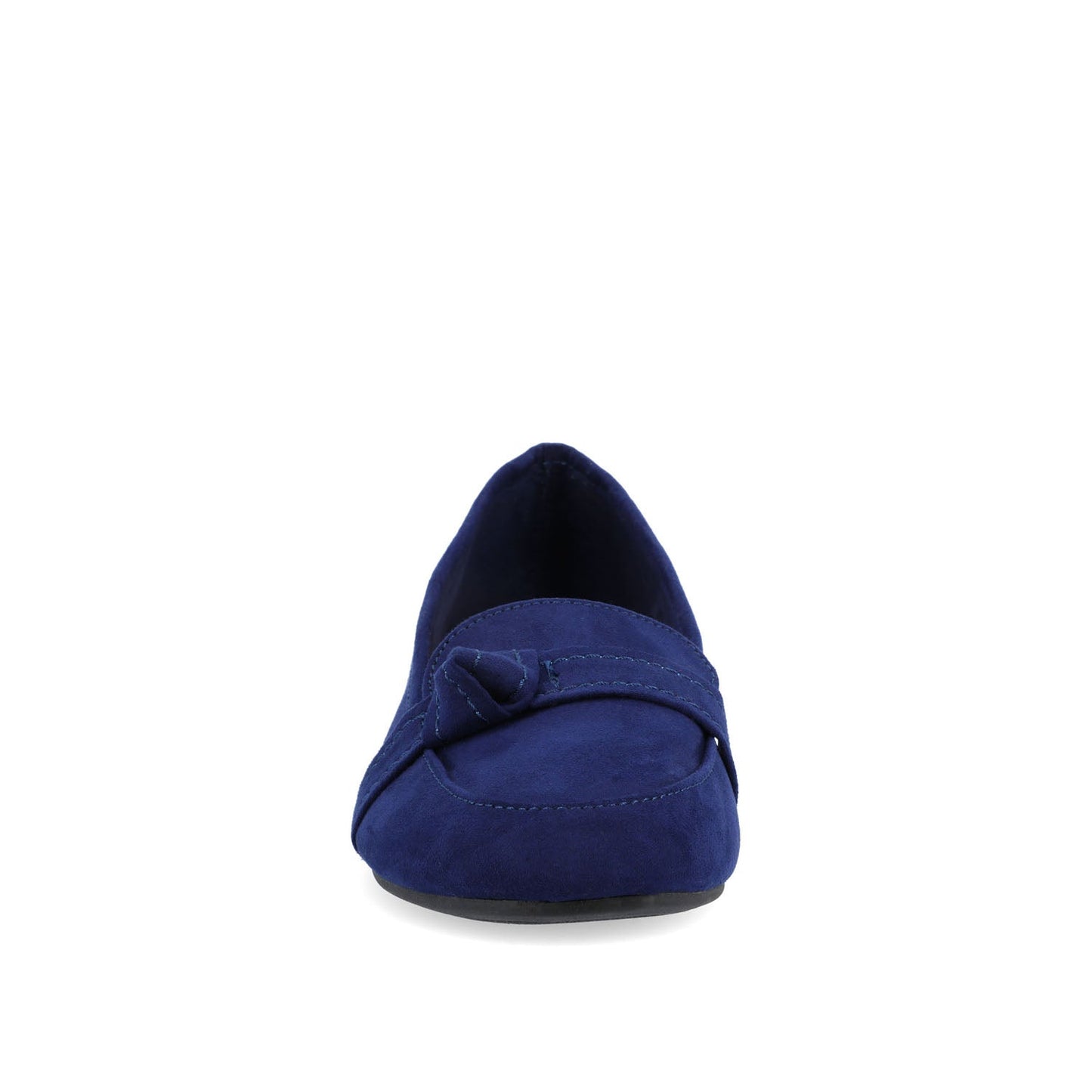 Journee MARCI LOAFER FLATS IN FAUX SUEDE - Navy Nubuck