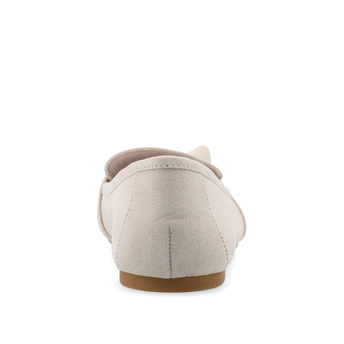 Journee MARCI LOAFER FLATS IN FAUX SUEDE - Bone