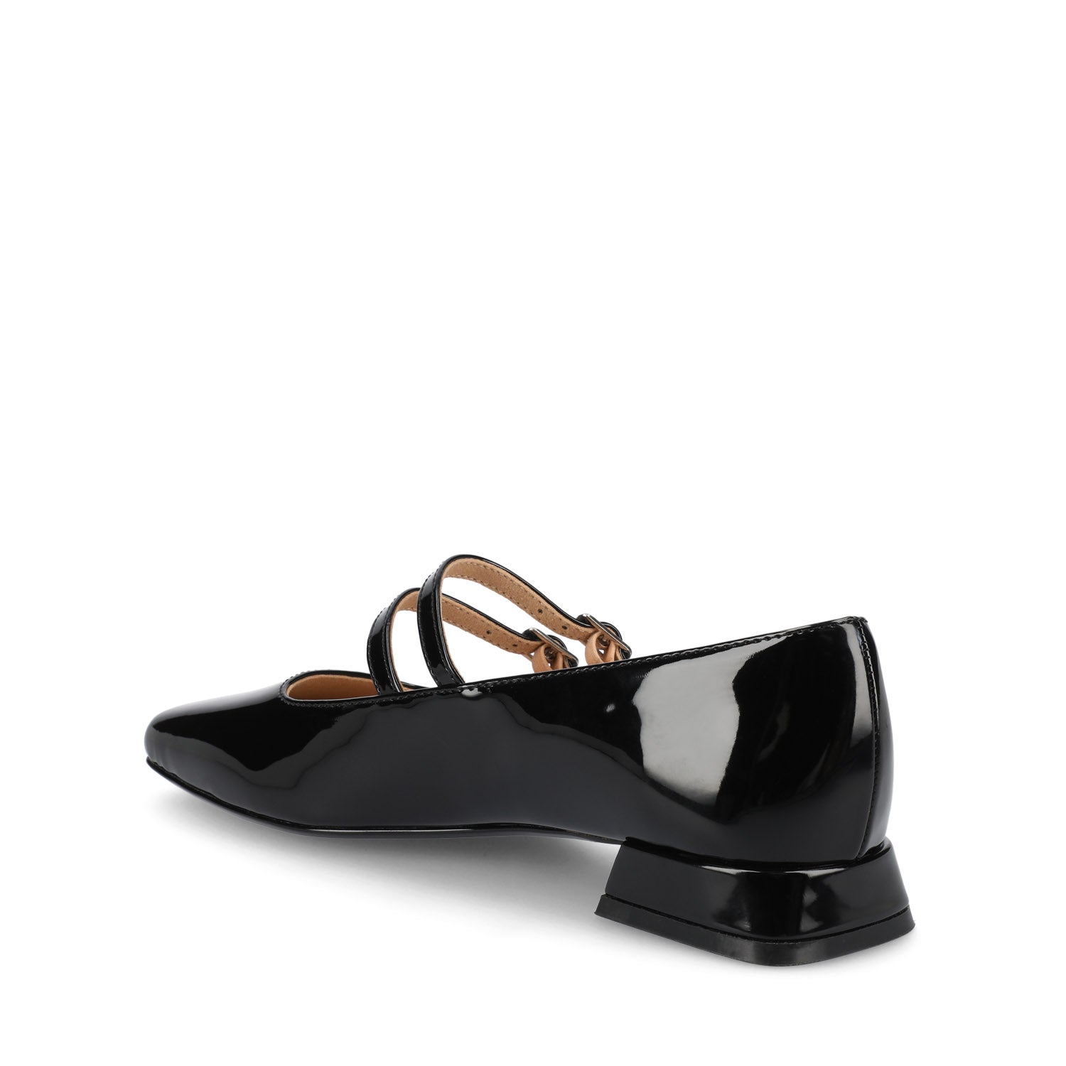 Journee GREDAH MARY JANE FLATS IN VEGAN LEATHER - Black Patent