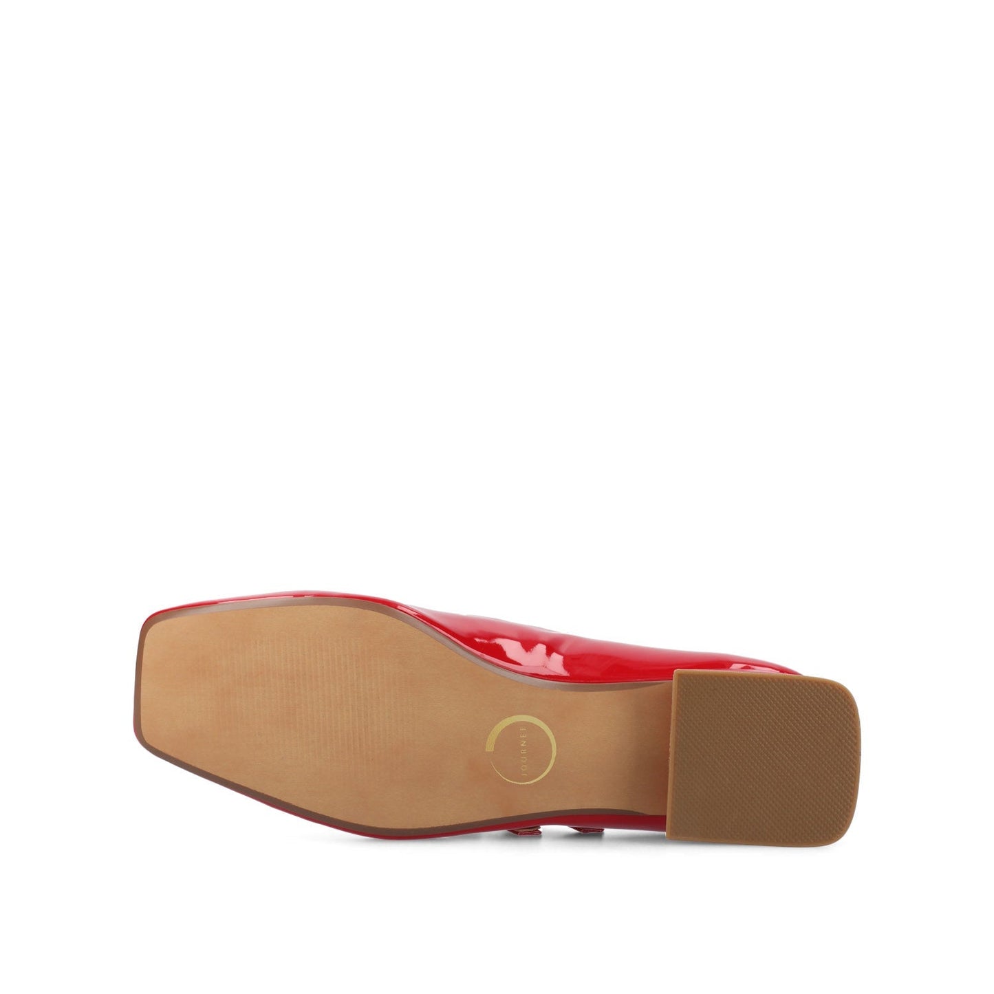 Journee GREDAH MARY JANE FLATS IN VEGAN LEATHER - Red Patent