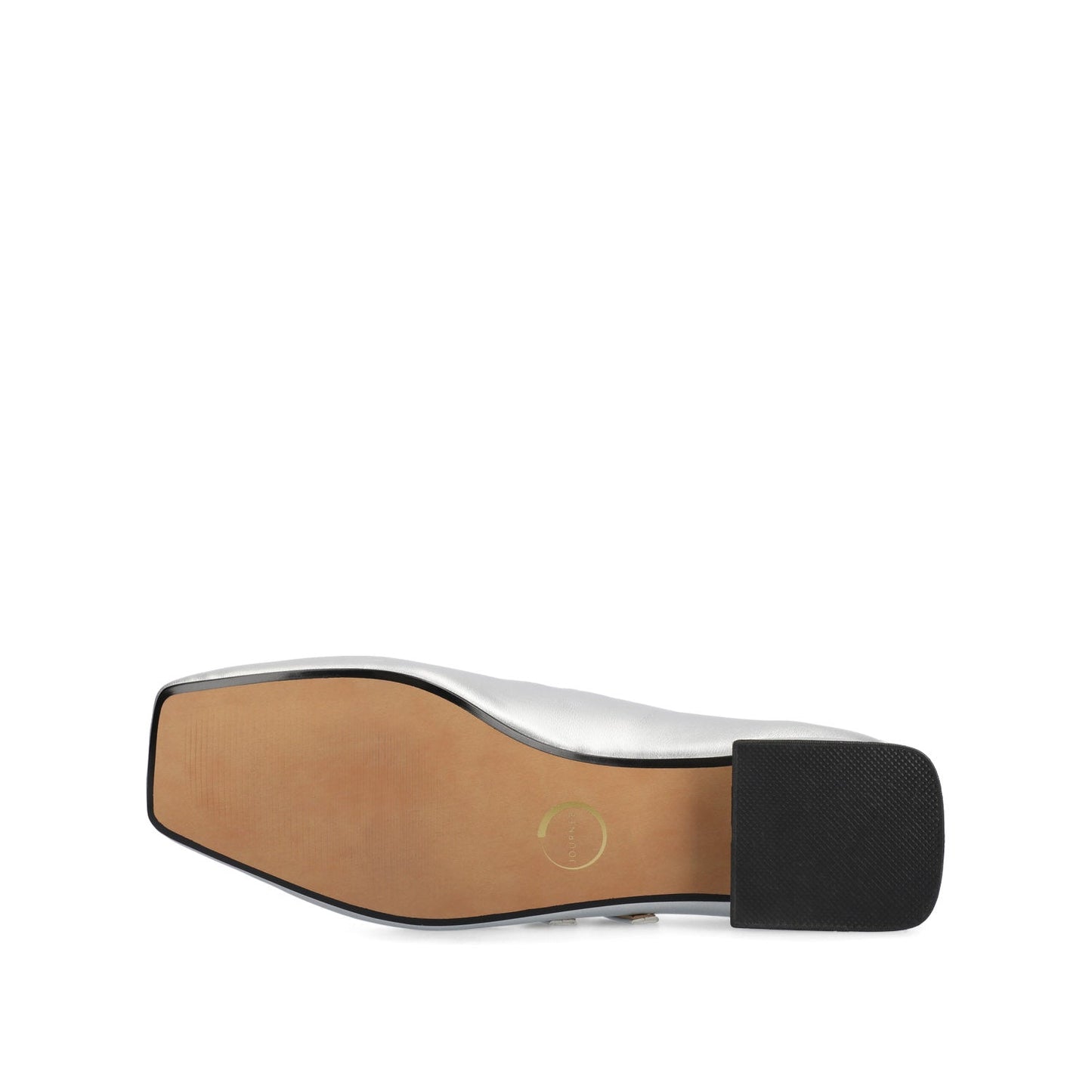 Journee GREDAH MARY JANE FLATS IN VEGAN LEATHER - Silver PU
