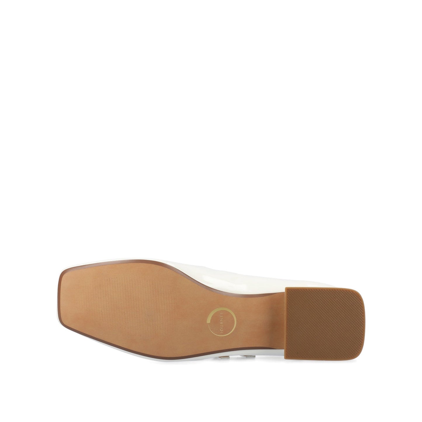 Journee GREDAH MARY JANE FLATS IN VEGAN LEATHER - White Patent
