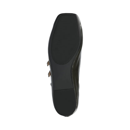 Journee DARLIN BALLET FLATS IN STATEMENT - Crinkle Olive