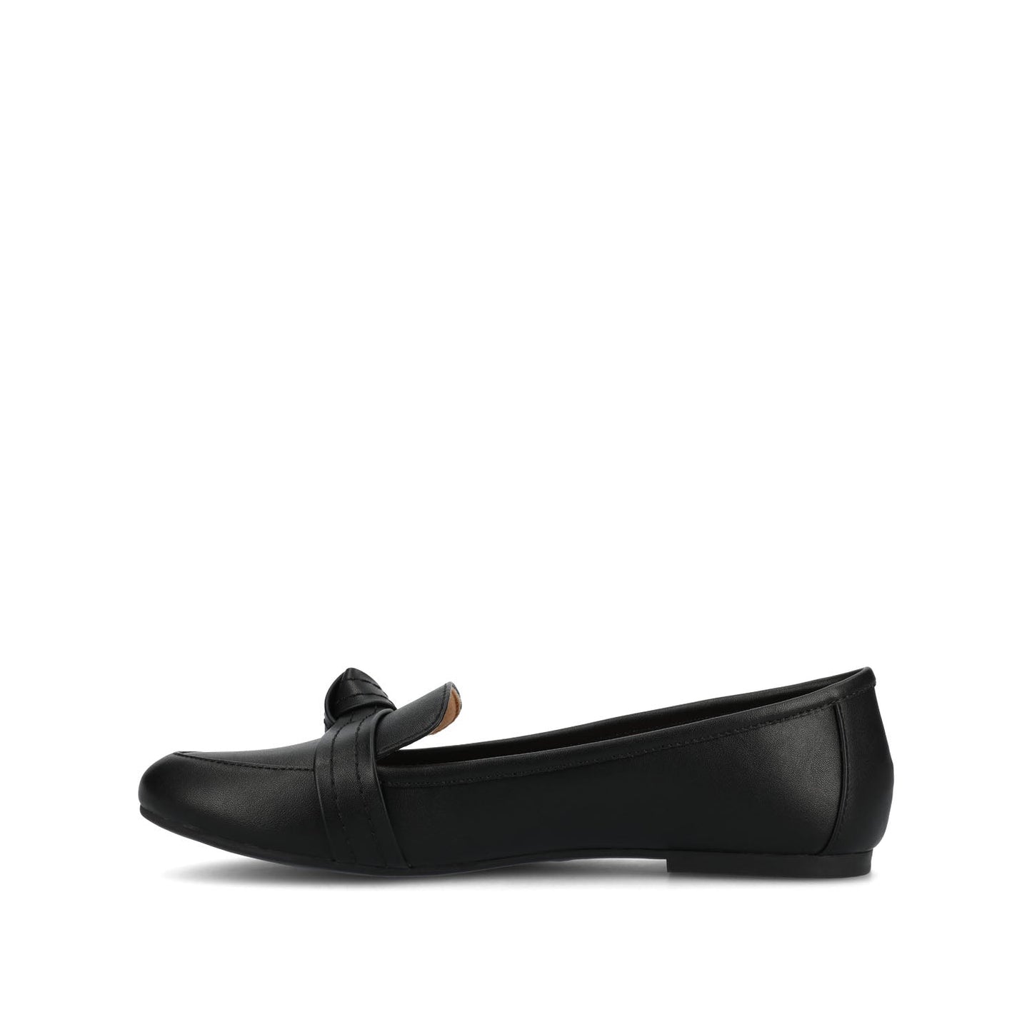 Journee MARCI LOAFER FLATS IN VEGAN LEATHER - Black PU
