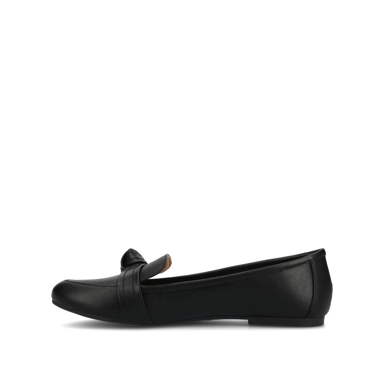 Journee MARCI LOAFER FLATS IN VEGAN LEATHER - Black PU