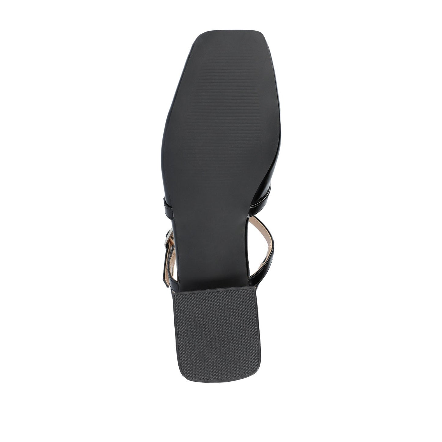 Journee GRETCHENN HEELED FLATS IN PATENT - Black