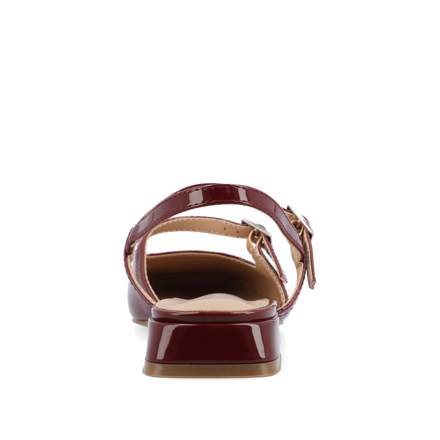 Journee GRETCHENN HEELED FLATS IN PATENT - Wine