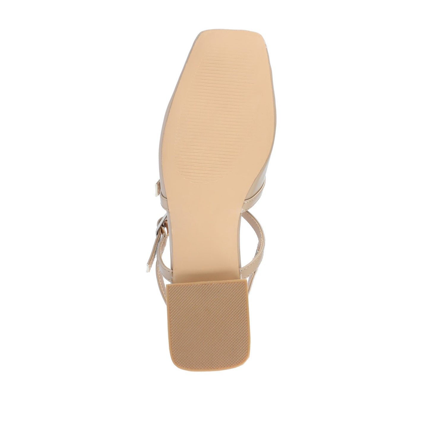 Journee GRETCHENN HEELED FLATS IN PATENT - Taupe