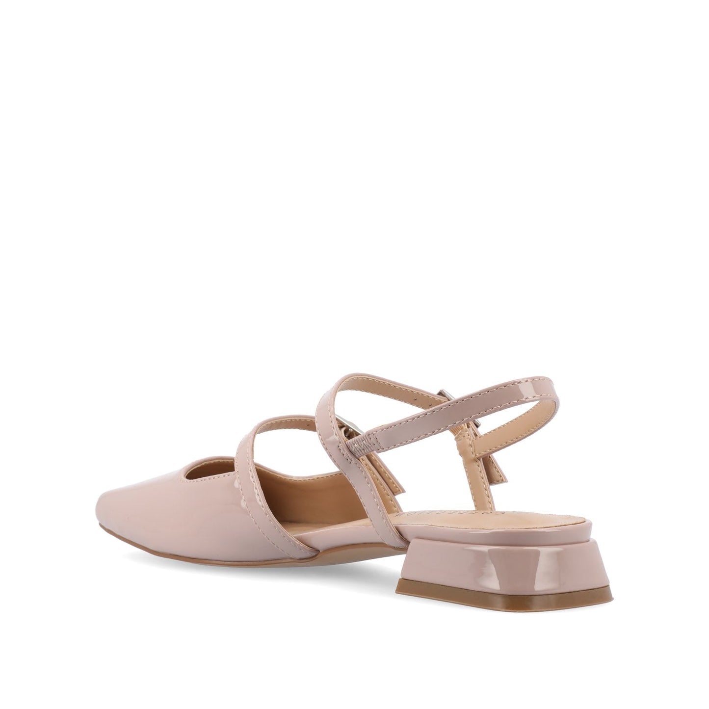 Journee GRETCHENN HEELED FLATS IN PATENT - Blush