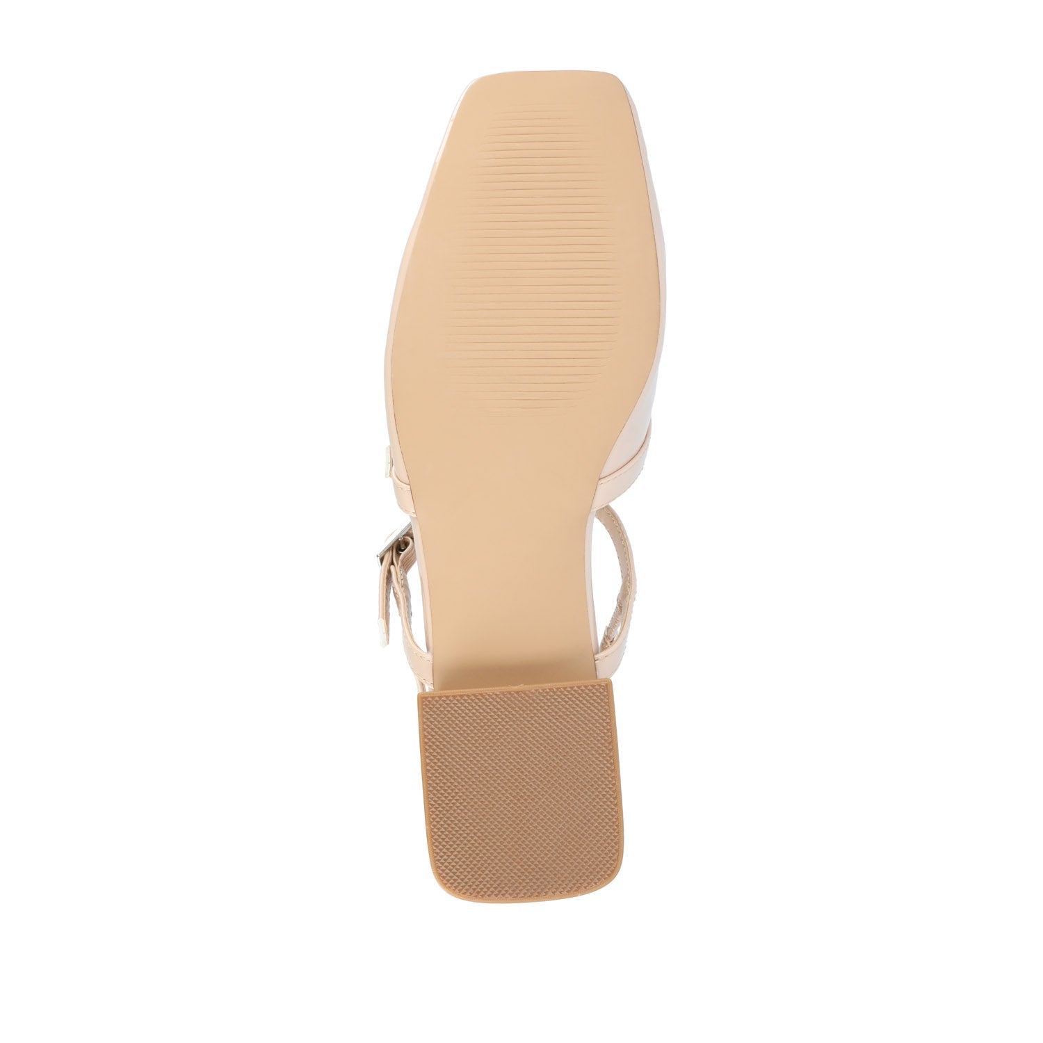 Journee GRETCHENN HEELED FLATS IN PATENT - Beige