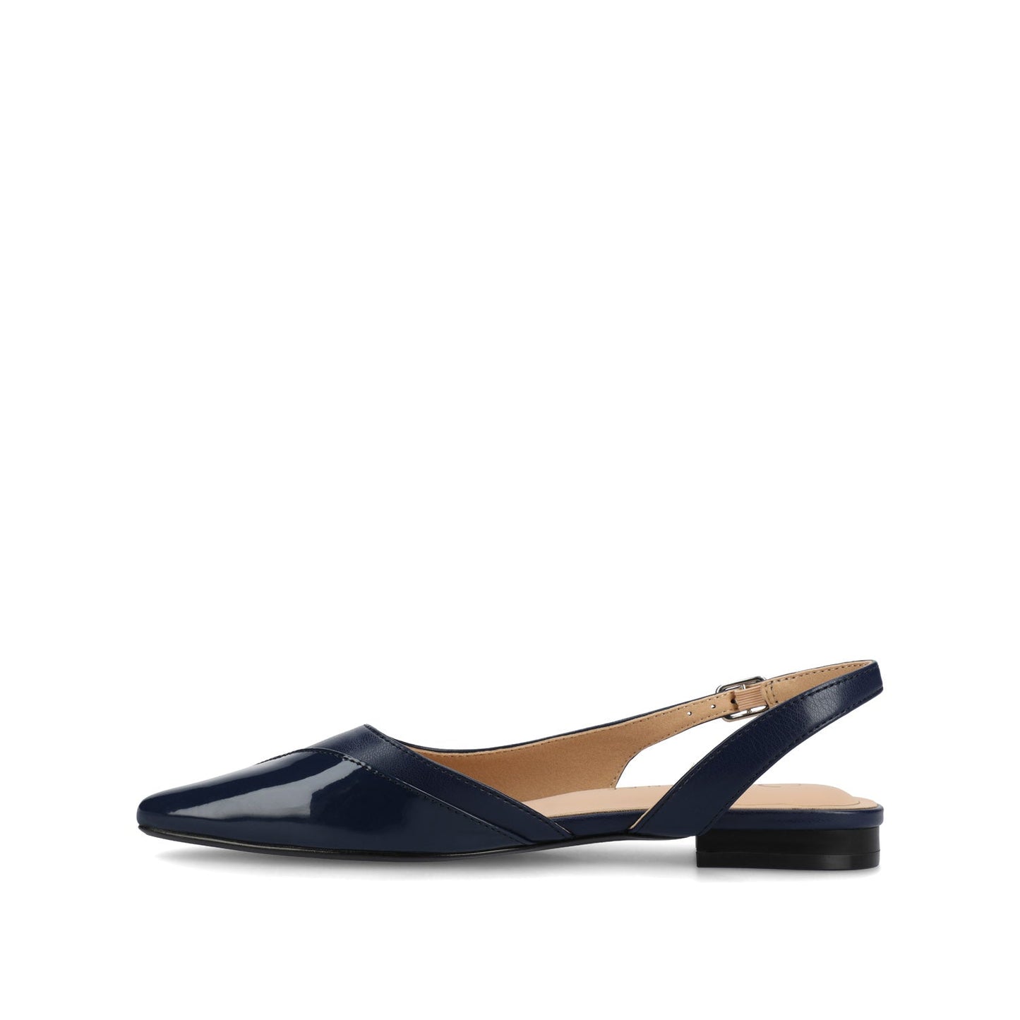 Journee DAPHNNE BALLET FLATS IN TWEED FABRIC - Navy Nubuck