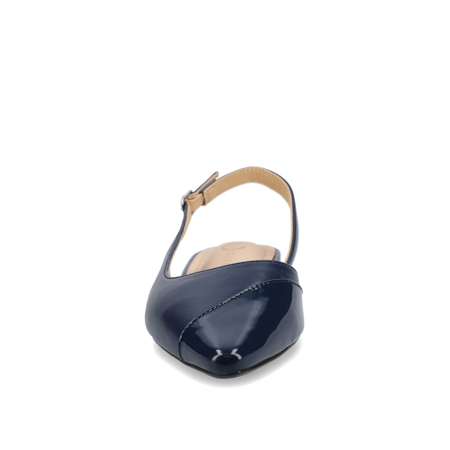 Journee DAPHNNE BALLET FLATS IN TWEED FABRIC - Navy Nubuck