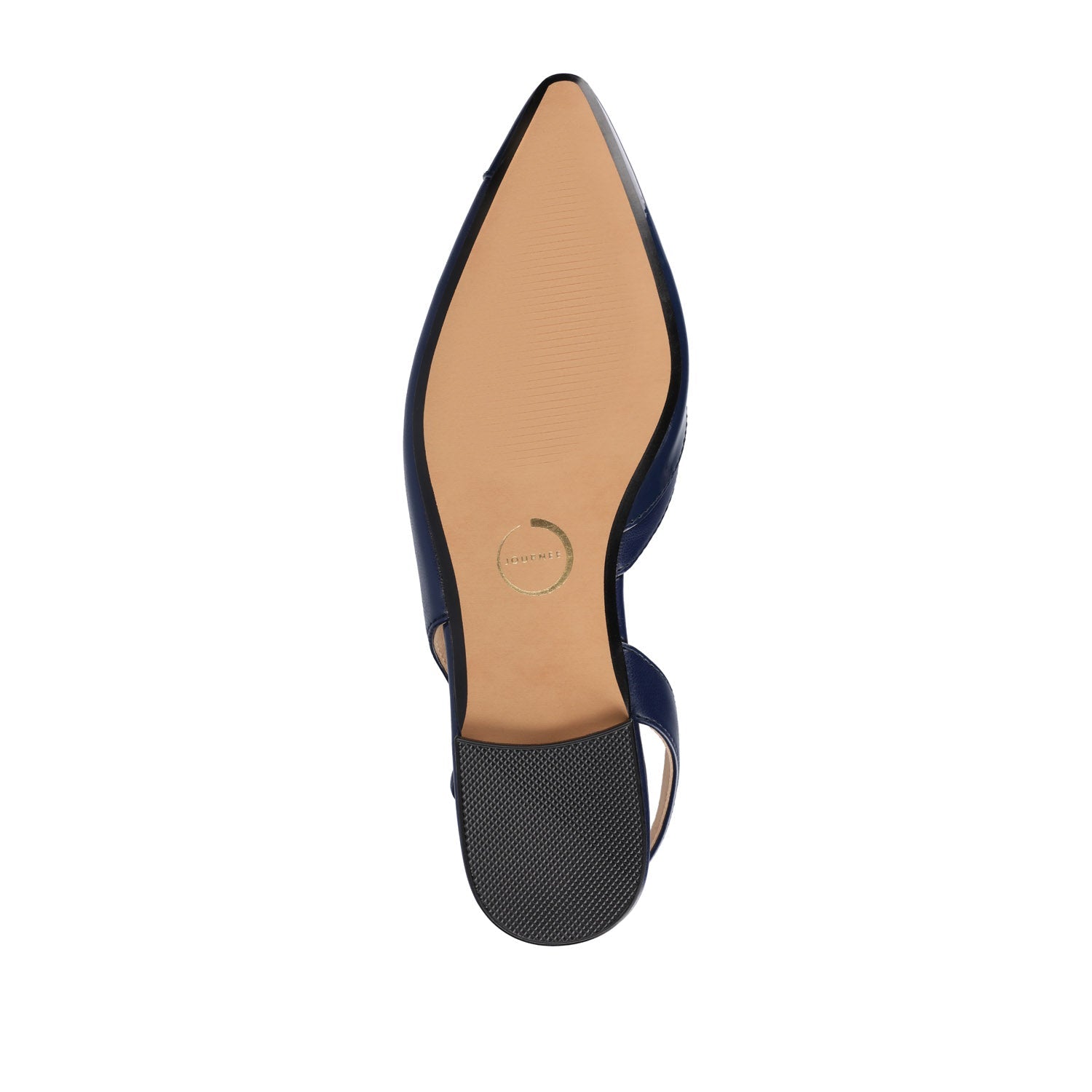 Journee DAPHNNE BALLET FLATS IN TWEED FABRIC - Navy Nubuck