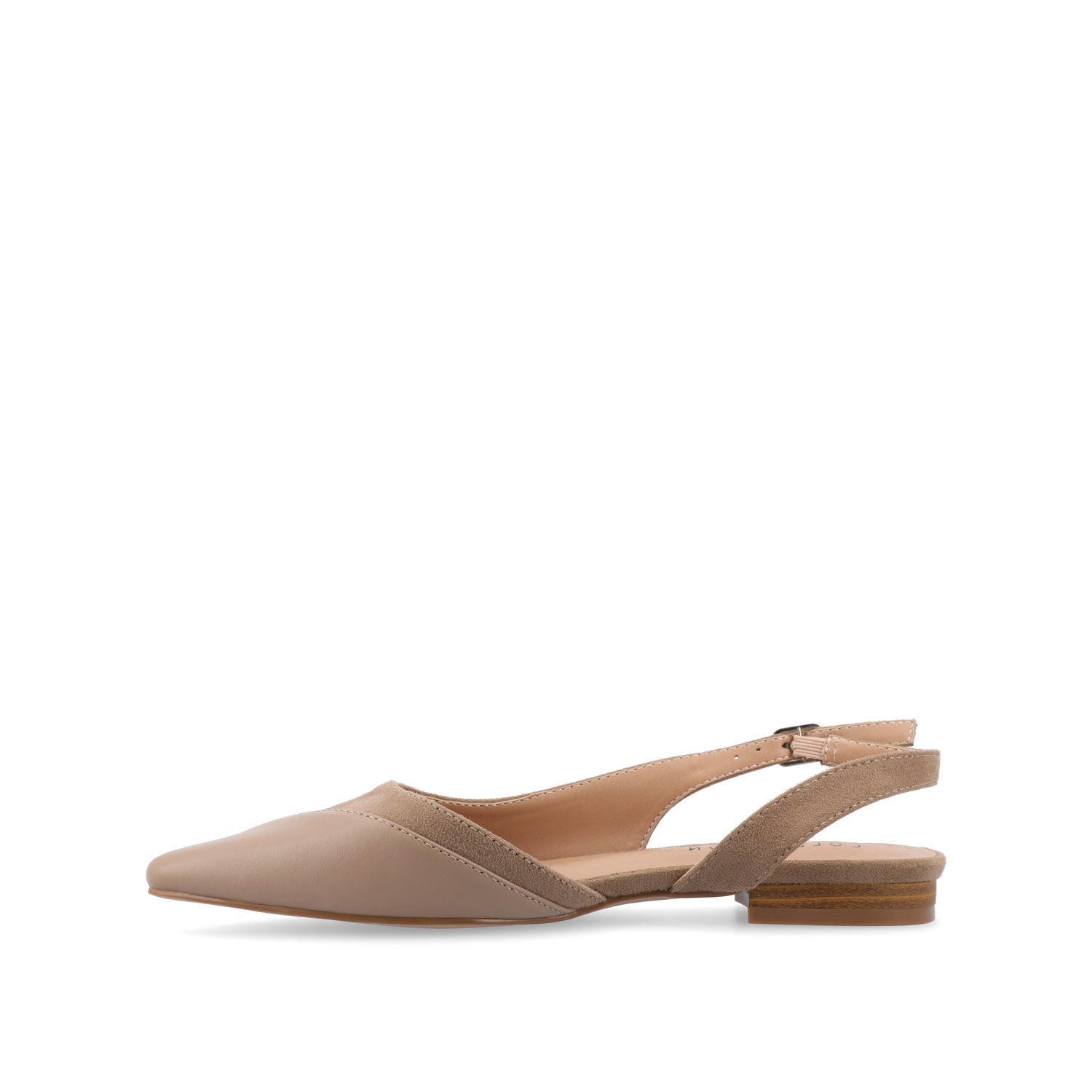 Journee DAPHNNE BALLET FLATS IN TWEED FABRIC - Taupe