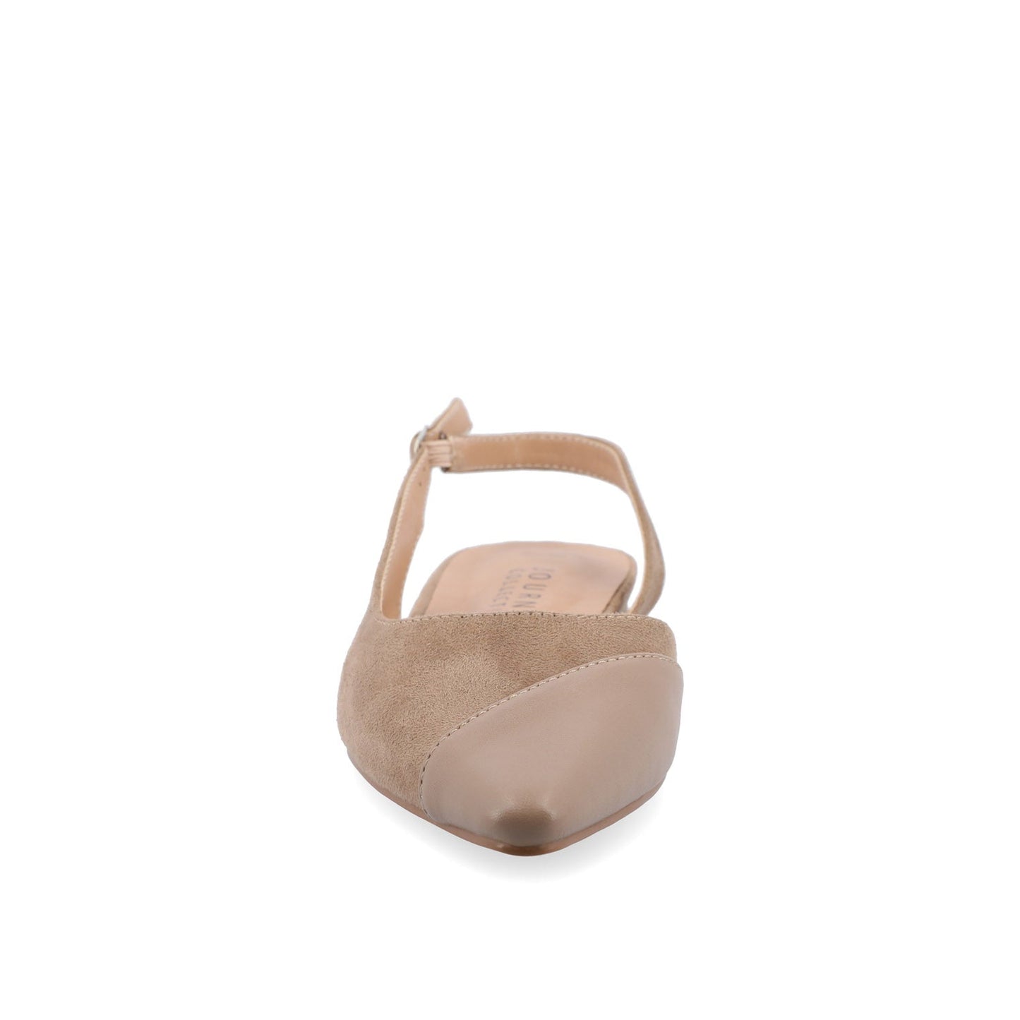 Journee DAPHNNE BALLET FLATS IN TWEED FABRIC - Taupe
