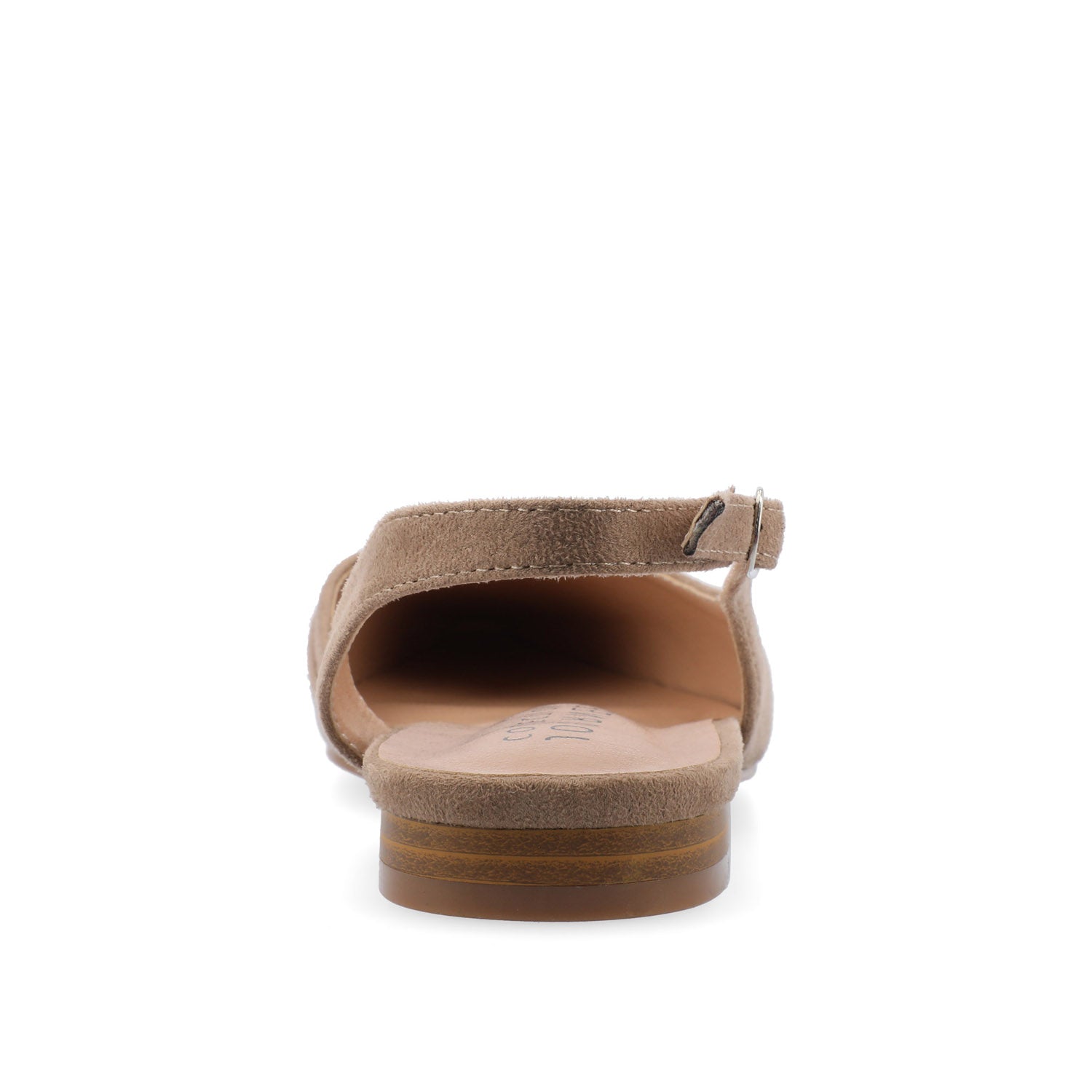 Journee DAPHNNE BALLET FLATS IN TWEED FABRIC - Taupe