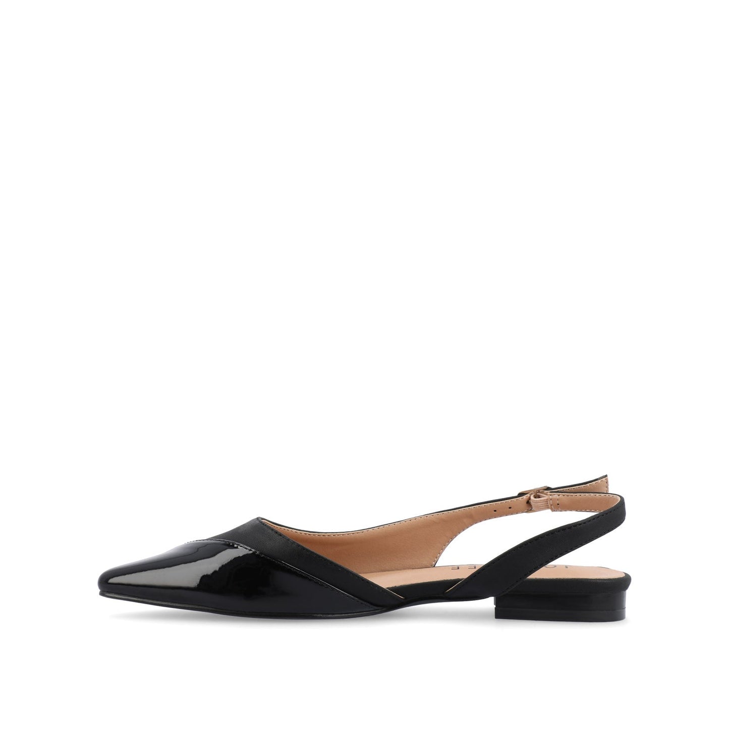 Journee DAPHNNE BALLET FLATS IN TWEED FABRIC - Black