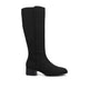 Black  Faux Suede