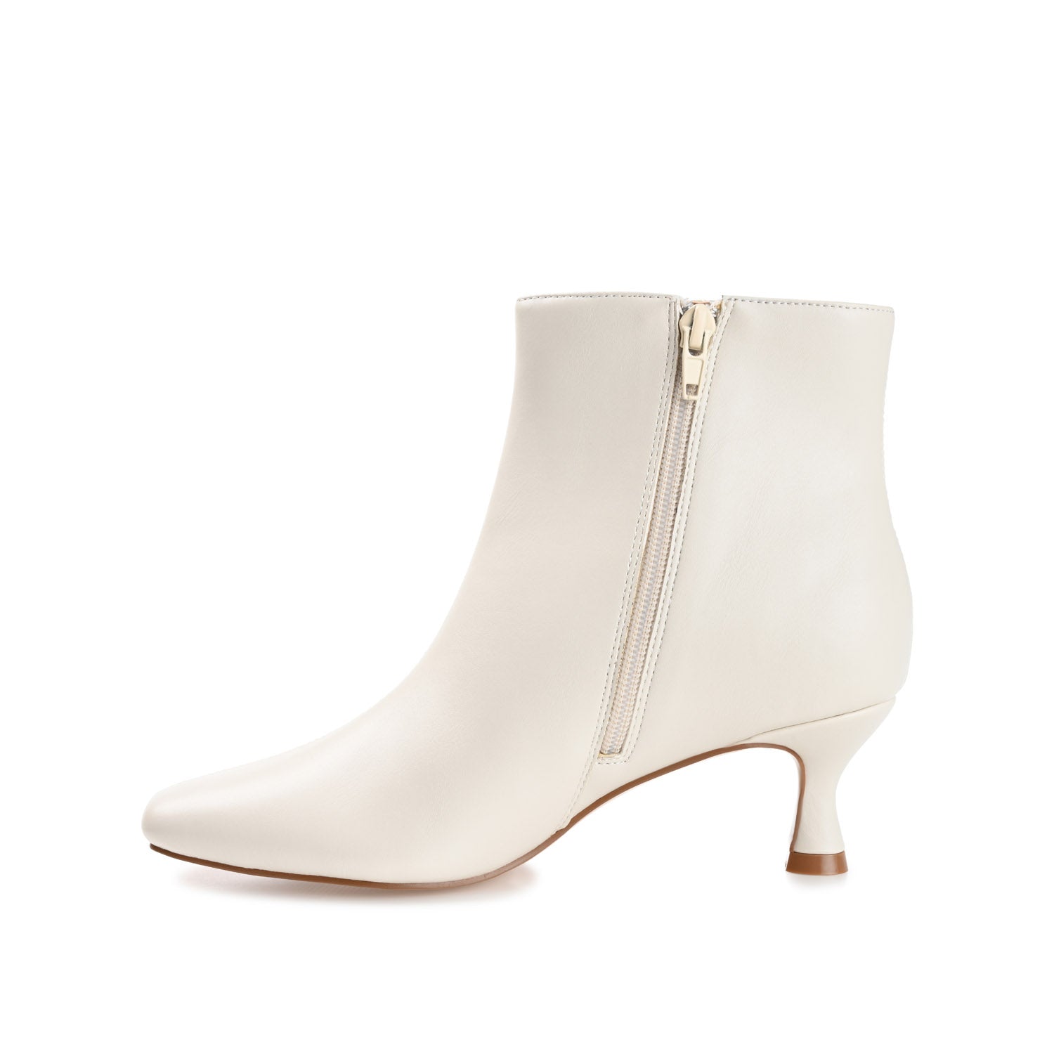 Journee KELSSA POINTED TOE BOOTIES IN WIDE - Bone