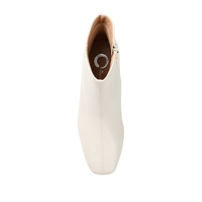 Journee KELSSA POINTED TOE BOOTIES IN WIDE - Bone