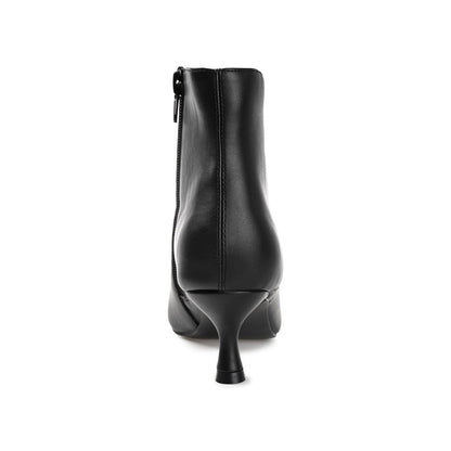 Journee KELSSA POINTED TOE BOOTIES IN WIDE - Black
