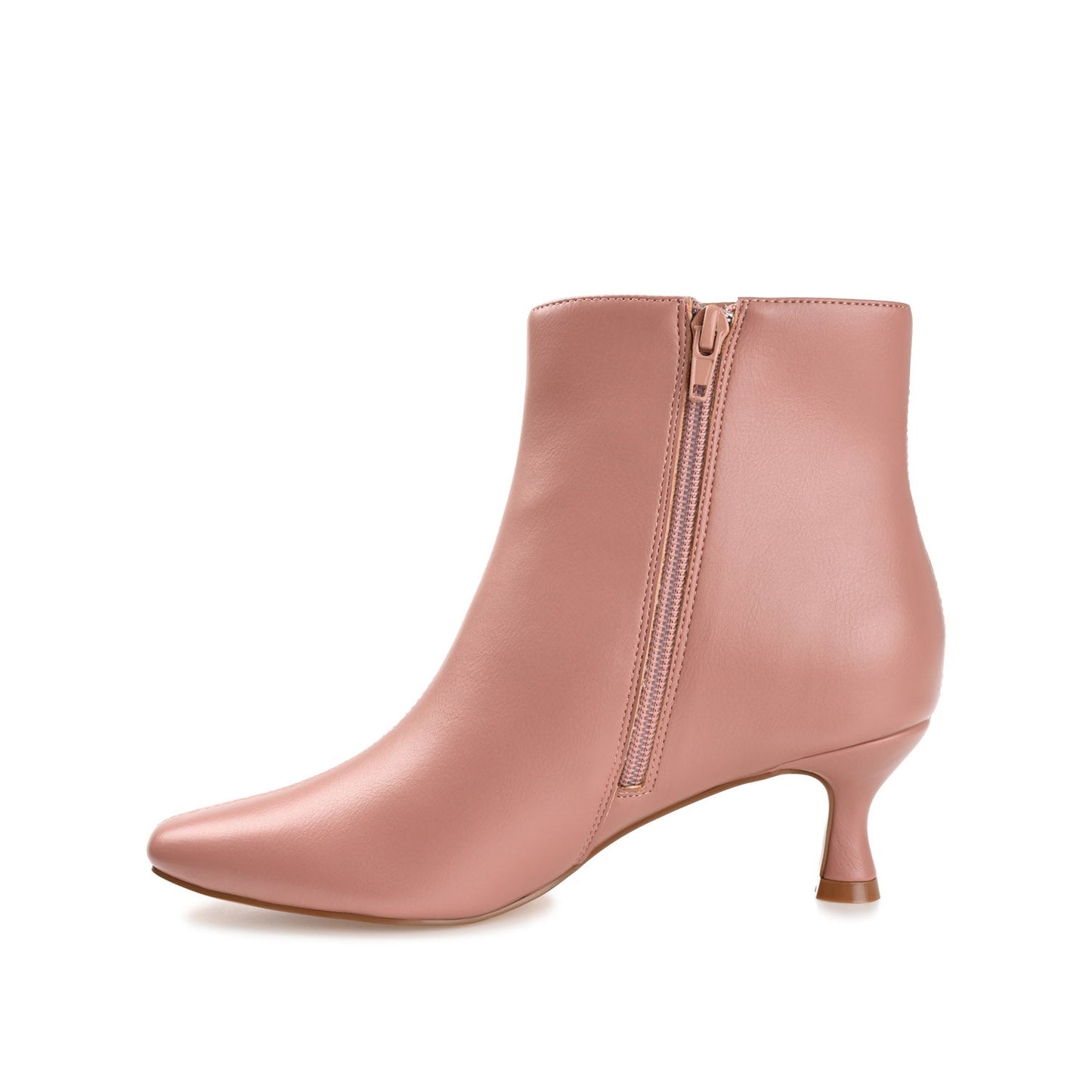 Journee KELSSA POINTED TOE BOOTIES IN WIDE - Blush
