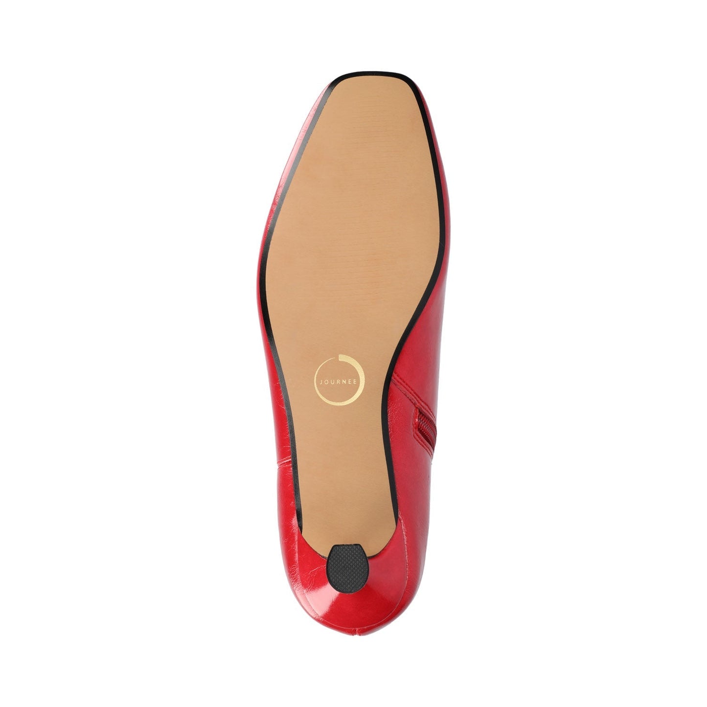 Journee KELSSA POINTED TOE BOOTIES IN WIDE - Red Patent