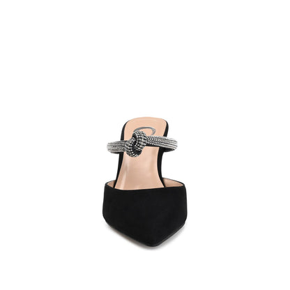 Journee LUNNA STILETTO HEEL MULES IN WIDE - Black