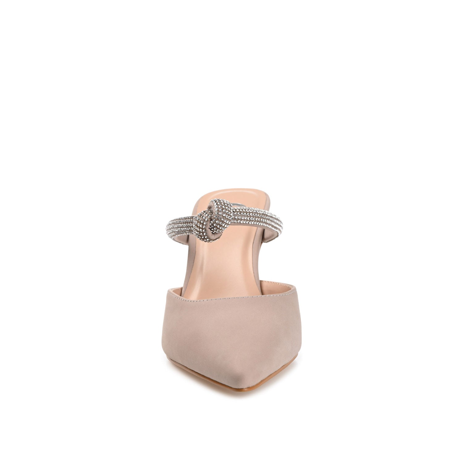 Journee LUNNA STILETTO HEEL MULES IN WIDE - Blush