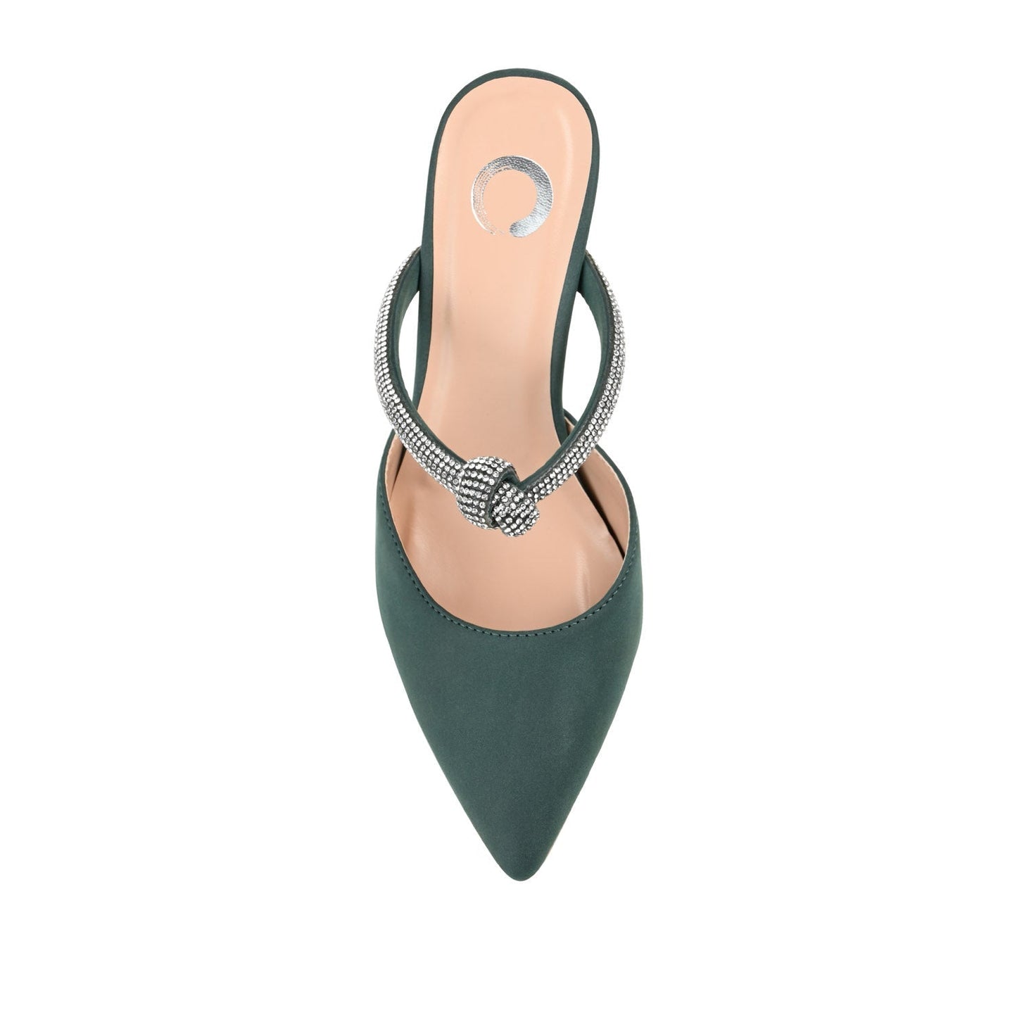 Journee LUNNA STILETTO HEEL MULES IN WIDE - Green