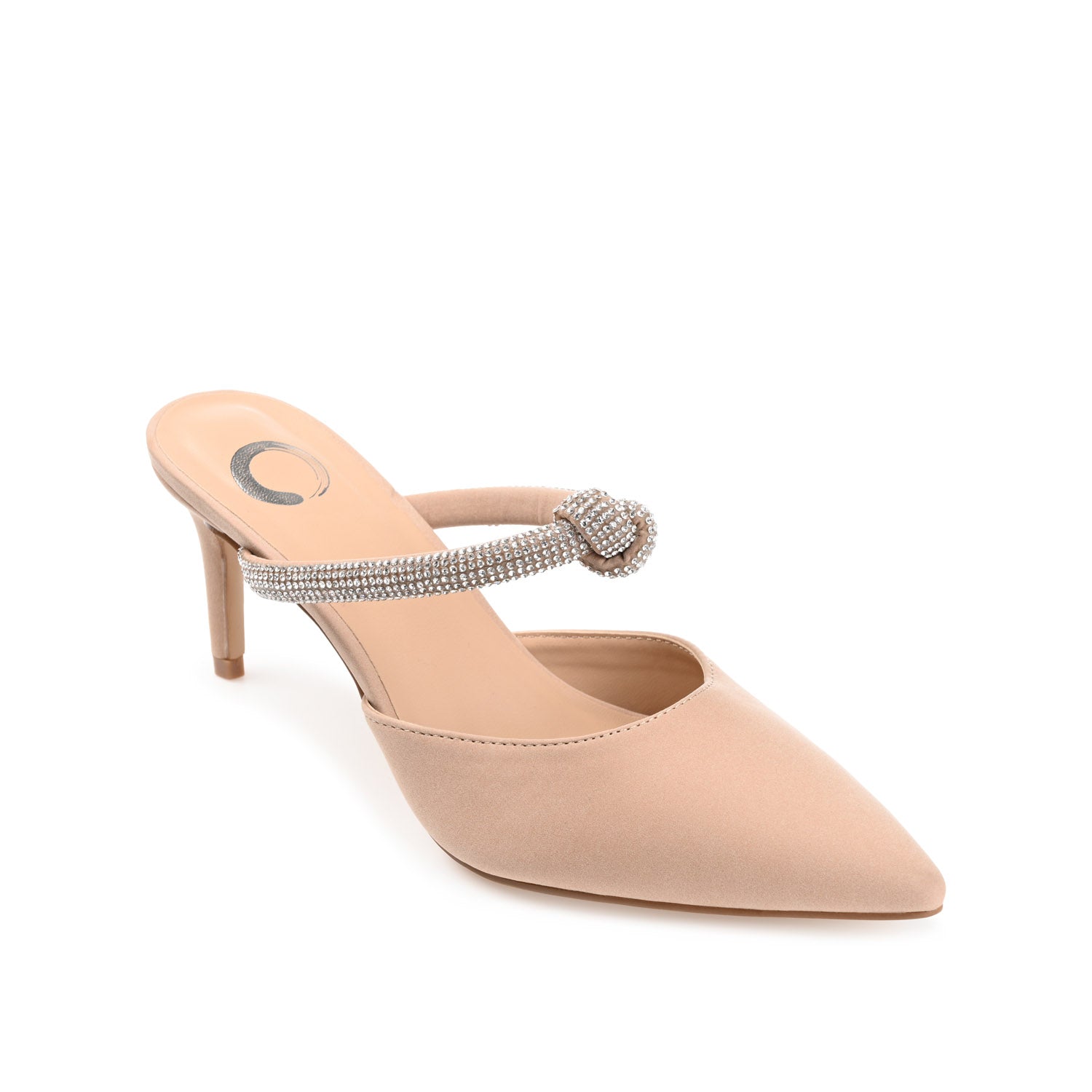 Journee LUNNA STILETTO HEEL MULES IN WIDE - Tan