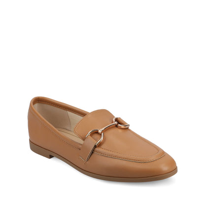 Journee MIZZA LOAFER FLATS IN WIDE - Tan