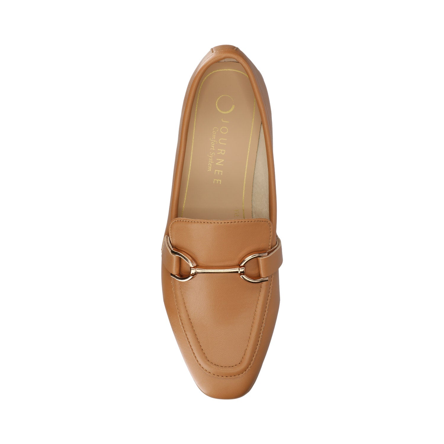 Journee MIZZA LOAFER FLATS IN WIDE - Tan