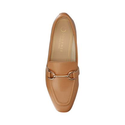 Journee MIZZA LOAFER FLATS IN WIDE - Tan
