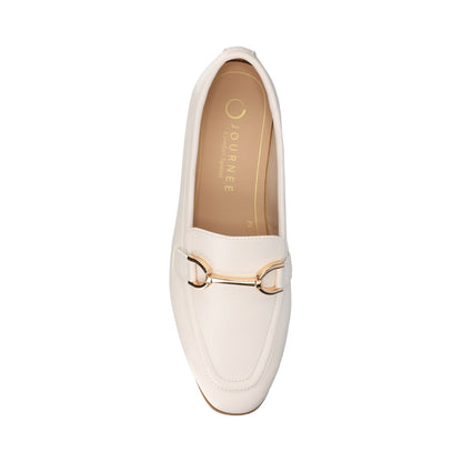 Journee MIZZA LOAFER FLATS IN WIDE - Bone