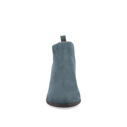 Journee MYLEE WEDGE HEELED BOOTIES IN WIDE - Blue